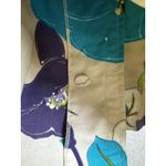 VTG 60's INDORABLES of CALIFORNIA MOD Bright Floral‎ Jacket Shirt Shacket S Photo 2