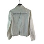 Christine Alexander S White Crystals Jeans Jacket Silver Photo 3