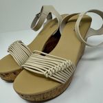 Me Too  Taupe cork wedge adjustable strap sandals size 9.5 New!NWOB Photo 5