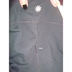 Athleta  Activewear Leggings Plie Tight Black L New Gym Yoga Dance Gray Scrunch Photo 3