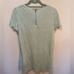 Alice + Olivia Air Stefan Linen Tunic Tee Dress Seafoam Sz Small Photo 4