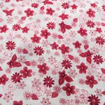 Christopher & Banks Vintage 90s Pink Reversible Floral Skirt Photo 6