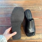 Naked Feet Infinity Leather Platform Sandals Sz 9 💛🍄 Black Photo 7