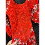 NWT We are HAH Maiden Memphis Prairie Boho Bustier Corset Dress Size Medium Red Photo 10