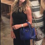 Elizabeth and James RARE!! Gray White Striped Pencil Skirt Photo 3