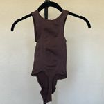 SKIMS  Seamless Sculpt Scoop Thong Bodysuit thick strap cocoa size S‎ NWOB Photo 6