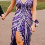 Sherri Hill Prom Dress 56316 In Lilac Purple Photo 3