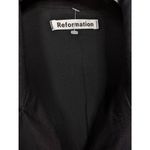 Reformation Maxwell linen black blazer dress Medium Photo 5