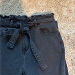 SheIn  Black womens Jeans with Tie Waist Photo 1