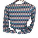 Free People New SEEA Palomar Crop Swim Top Rashguard Size Small Photo 5