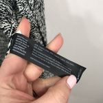 Eileen Fisher {} Knit Black and White Cap Sleeve Organic Knit Cardigan Size Small Photo 4