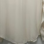 Broadway & Broome 100% Silk Elegant Cream Button Up Shirt Photo 15