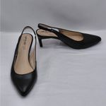 LifeStride Annalise Slingback Heels Women’s 7.5 Black Faux Leather Comfort Shoes Photo 3