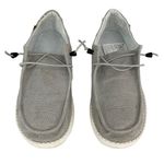 Hey Dude Wendy Chambray Light Grey 10 Slip On Shoes Photo 1