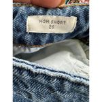 PacSun Women's 100% Cotton Dark Indigo 5 Pocket Denim Jeans Mom Shorts 26 Photo 3