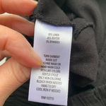 Rachel Zoe Black Linen Ankle Cargo Taper Cuff Pants Size 2 Zipper Stretch Photo 5