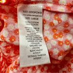 Solid & Striped  Willow Floral Midi Dress Smocked Candy Red Watermelon Large L Photo 12