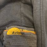 Aviator nation charcoal rainbow stripe zip up hoodie Photo 1