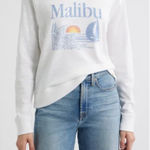 Faherty New  Malibu Crewneck Sweatshirt Size M Photo 0