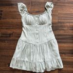 Hollister  drop waist mini dress - Sage Photo 1
