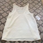 NWT Cream Dressy Tank Size XS Photo 0