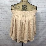 Deletta  Blush Lace Off Shoulder Blouse Photo 2