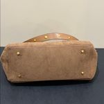 House of Harlow 1960 | Tan Faux Suede Satchel w/ Bag Tassel Charm Photo 8