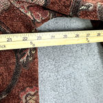 Susan Graver  Button Up Shirt Size XL Brown Tapestry Boho Artsy Earthy Whimsigoth Photo 5