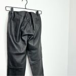 Free People  Lana Vegan Leather Leggings Black Side Zipper Zip Ankle 2 Photo 10