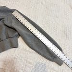 Commense large cropped hoodie sweatshirt double zip SP 2674 Gray Photo 7