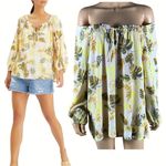 Sanctuary Off the Shoulder Floral Top Size MEDIUM Photo 1