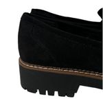 Jellypop Womens  Paris Chunky Loafers Black Faux Suede Shoes Size 9.5 Wide Photo 2