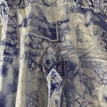 Ocean Drive  Blue Tye Dye Bandana Smock Tie Dress Junior Medium New with Tags Photo 1