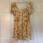 Rails  NWT Valentina citrus floral tiered dress large $188 Photo 8