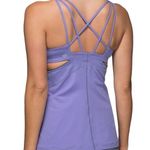 Lululemon Exquisite Tank II Strappy Back Logo Cutouts Breathable Yoga Lullaby 4 Photo 0