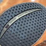 Ariat Brown Leather studded wedge slip on t strap sandals Photo 5