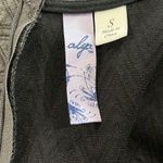 Alya Fit and Flare Gray Dress Short Sleeve V Neck Dress Woman’s Size Small Photo 3