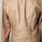 Faux Leather Jacket Photo 4