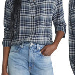 Treasure & Bond 🦎Plaid Boyfriend Shirt🌵Pink Photo 0