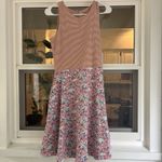 Pact Dress Womens Size Small Floral Knee Length Tank Top Pink Fit And Flare NWT Photo 1