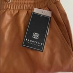Bagatelle Faux Leather Joggers Cognac Brown NWT Photo 7