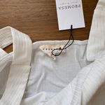 Sweetheart Neckline Bodysuit White Photo 3