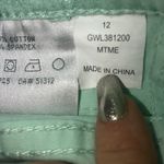 joe's jeans Joes Seafoam Green Shimmer Denim Jeans Photo 3