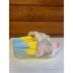 Cape Robbin  Rainbow Bling Slides Sz 6 Photo 2