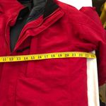 L.L.Bean VTG Zip Up Red black hooded Bomber puffer jacket streetwear oversize. Measurement in pics Photo 5