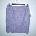 Premise  Gabrielle 8P Purple Tweed Pencil Mini Skirt Workwear Petite Photo 0