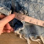Hollister Aztec Print Raw Hem Jean Shorts 7 28 Photo 6