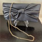 Inc international INC NWT Black Bow Faux Leather Clutch/Crossbody Bag Photo 1