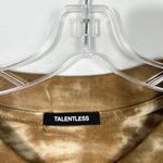 Talentless Womens Brown Beige Tie Dye Cropped Toggle Tie Bottom Sweatshirt L/XL Photo 2