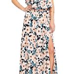 Show Me Your Mumu  Heather Floral Halter Maxi Dress Small Steel Magnolia Wedding Photo 2